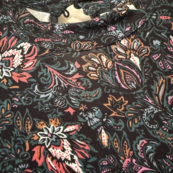 American Eagle Outfitters Womens Long Sleeve Dress Size L Paisley Boho Casual - Picture 3 of 12